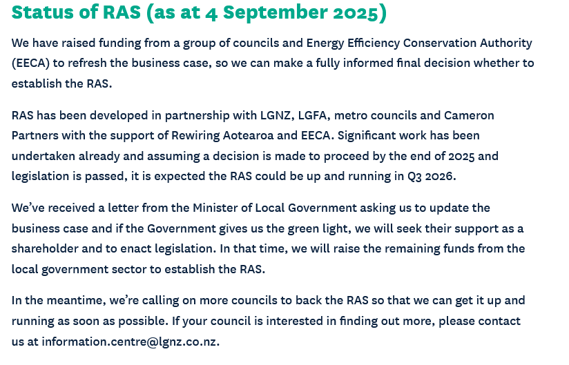 The Local Government Funding Agency (LGFA) wants to branch out to provide finance to Ratepayers who can’t afford to pay their rates.