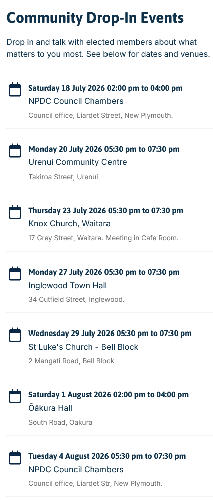 The Communities input for the 2027 Long Term Plan (LTP) is open for your feedback.
